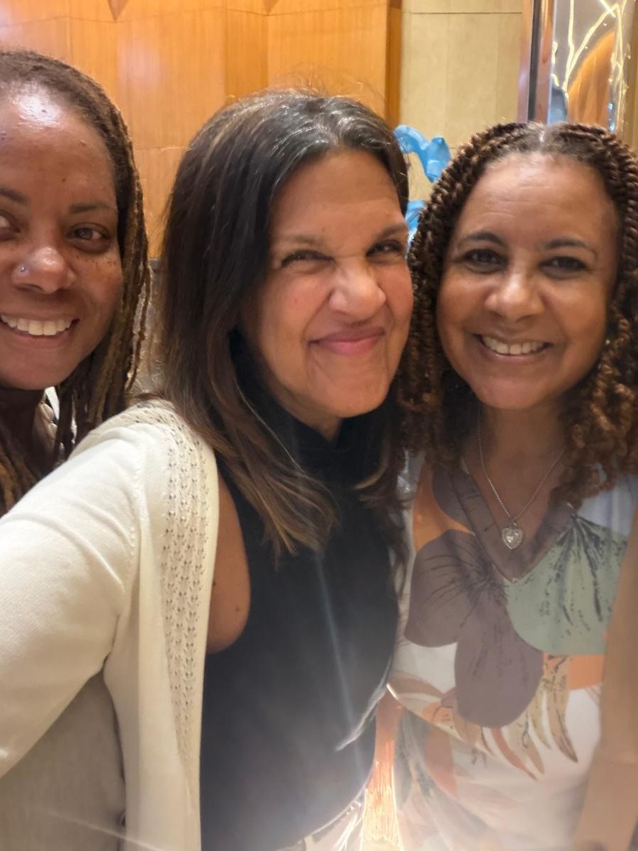 Three members taking a selfie at The Ocean Club