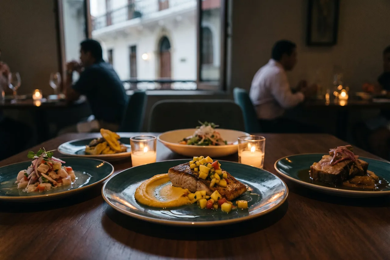 Panama Foodie Passport — plated gourmet Panamanian dishes