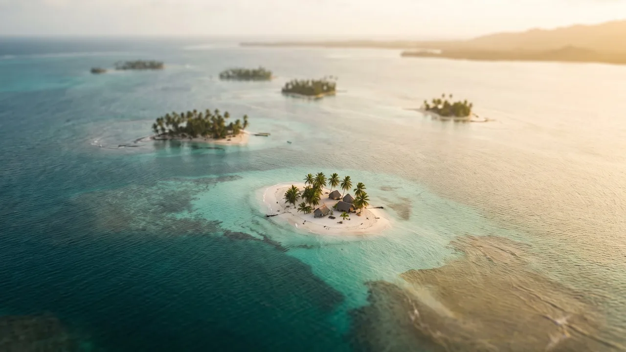 San Blas Islands, Panama — turquoise water and palm trees